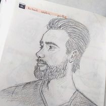 Face from profile Ein Projekt aus dem Bereich Skizzenentwurf, Zeichnung, Porträtzeichnung, Artistische Zeichnung und Sketchbook von Lucija Iskra - 12.04.2023