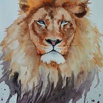 My project for course: Expressive Animal Portraits in Watercolor. Un projet de Illustration traditionnelle, Aquarelle, Dessin réaliste et Illustration naturaliste de liesje - 21.05.2023