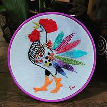 Mi proyecto del curso: Técnicas de bordado: ilustrando con hilo y aguja. Un projet de Broderie , et Design textile de Elizabeth Miramontes - 12.04.2023