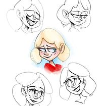 My project for course: Cartoon Characters and Their Universe: Create Another World. Un projet de Illustration traditionnelle, Conception de personnages, B, e dessinée, Dessin et Illustration numérique de angelldomingue - 12.04.2023