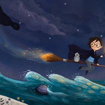 My project for course: Children’s Illustration with Procreate: Paint Magical Scenes. Ilustração tradicional, Ilustração digital, Ilustração infantil, Pintura digital, e Álbum ilustrado projeto de aysenur_sirma - 12.04.2023
