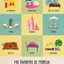 Mis Favoritos de Morelia. Un projet de Illustration traditionnelle, Infographie, Dessin, Illustration numérique , et Peinture numérique de Alondra Ortiz Vargas - 11.04.2023