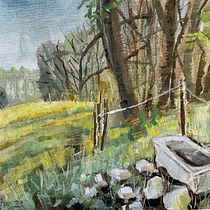 Mein Abschlussprojekt für den Kurs: Pleinairmalerei in Öl für Anfänger: Malen unter freiem Himmel. Een project van  Beeldende kunst, Schilderij y  Olieverfschilderij van Franz Habermacher - 12.04.2023