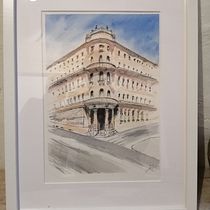Il mio progetto del corso: Disegno architettonico con acquerello e inchiostro. Esboçado, Desenho, Pintura em aquarela, Ilustração arquitetônica, Sketchbook e Ilustração com tinta projeto de fulvio841 - 12.04.2023