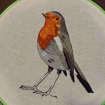 Meu projeto do curso: Pintar com linha: técnicas de ilustração têxtil. Ilustração tradicional, Bordado, e Design têxtil projeto de robertafbarros - 12.04.2023