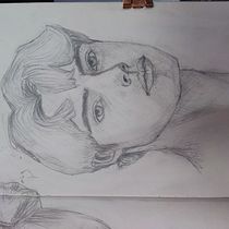 Mi proyecto del curso: Sketchbook de retrato: explora el rostro humano Ein Projekt aus dem Bereich Skizzenentwurf, Zeichnung, Porträtzeichnung, Artistische Zeichnung und Sketchbook von Jill Sanflo - 13.04.2023