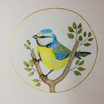 Mi proyecto del curso: Acuarela con detalles en filigrana y toques metálicos. Traditional illustration, Painting, Watercolor Painting, Botanical Illustration, Naturalistic Illustration, and Decorative Painting project by silvia.aat - 04.13.2023
