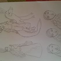 Meu projeto do curso: Caderno de desenho: Crie personagens fantásticos. Character Design, Sketching, Pencil Drawing, Drawing, and Sketchbook project by tiagodavi - 04.13.2023
