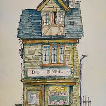 Mi proyecto del curso: Dibujo arquitectónico expresivo con marcadores de colores. Sketching, Drawing, Architectural Illustration, Sketchbook & Ink Illustration project by fernandezsantosolga - 04.13.2023