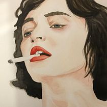 Il mio progetto del corso: Ritratto ad acquerello a partire da una fotografia. Traditional illustration, Watercolor Painting, and Portrait Drawing project by Angela D'Apuzzo - 04.13.2023