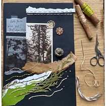 My project for course: Experimental Embroidery Techniques on Paper Ein Projekt aus dem Bereich Bildende Künste, Collage, Stickerei und Textildesign von Lara Coutinho - 13.04.2023