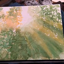 My project for course: Dreamy Watercolor Landscapes: Paint with Light. Un projet de Peinture , et Aquarelle de Julie Ash - 21.04.2023