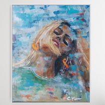 Mein Abschlussprojekt für den Kurs: Experimentelle Porträtmalerei mit Ölfarben. Un progetto di Belle arti, Pittura e Pittura ad olio di Caro Lin - 14.04.2023