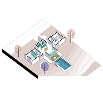 Il mio progetto del corso: Illustrazione digitale di progetti architettonici. Un proyecto de Arquitectura, Paisajismo, Ilustración digital, Arquitectura digital e Ilustración arquitectónica de Albina Antonuccio - 14.04.2023