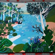 Mój projekt z kursu: Natura farbą akrylową: od szkicownika do płótna. Traditional illustration, Painting, Acr, lic Painting, and Sketchbook project by Ua Marcz - 04.14.2023