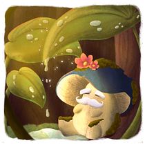 Papi champi. Een project van Digitale illustratie y Traditionele illustratie van Agathe Guervel - 14.04.2023