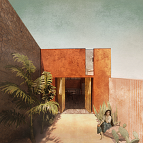 Il mio progetto del corso: Rappresentazione grafica di progetti architettonici. Un projet de Architecture, Design graphique, Architecture d'intérieur, Design d'intérieur, Pa, sagisme, Collage, Architecture numérique et Illustration architecturale de Albina Antonuccio - 14.04.2023