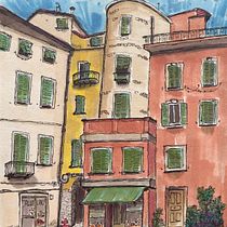 Il mio progetto del corso: Disegno architettonico espressivo con pennarelli colorati. Sketching, Drawing, Architectural Illustration, Sketchbook & Ink Illustration project by monvidevitt - 04.19.2023