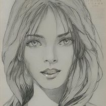 Mon projet du cours : Carnet de portraits : explorez le visage humain. Sketching, Drawing, Portrait Drawing, Artistic Drawing, and Sketchbook project by Jean WEISE - 04.15.2023