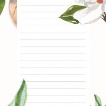 Mi proyecto del curso: Ilustración botánica con acuarela. Check list con magnolia. Traditional illustration, Fine Arts, Painting, Drawing, Watercolor Painting, and Botanical Illustration project by Jor Sassera - 04.15.2023