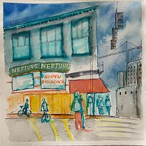 My project for course: Urban Sketching: Create Expressive Cityscapes. Painting, Sketching, Drawing, Sketchbook & Ink Illustration project by LeAnn Moore - 04.11.2023