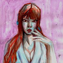 Meu projeto do curso: Retrato artístico em aquarela. Fine Arts, Painting, Watercolor Painting, and Portrait Drawing project by Leonardo Paixão - 04.16.2023