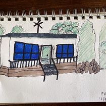 My project for course: Expressive Architectural Sketching with Colored Markers. Sketching, Drawing, Architectural Illustration, Sketchbook & Ink Illustration project by leaf_weir_0d - 04.15.2023
