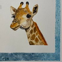 My project for course: Expressive Animal Portraits in Watercolor. Een project van Aquarelschilderen, Realistische tekening y Naturalistische illustratie van Liz - 16.04.2023