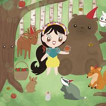 Abschlussprojekt: Kinderbuchillustrationen in Procreate: Male magische Szenerien. Ilustração tradicional, Ilustração digital, Ilustração infantil, Pintura digital, e Álbum ilustrado projeto de katabi - 16.04.2023