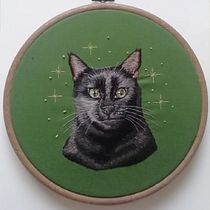 Mi proyecto del curso: Retratos bordados de mascotas: pinta con hilo. Embroider, Naturalistic Illustration, and Textile Design project by Sonia Pardo Martín - 04.16.2023