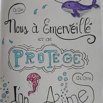 Mon projet du cours : Initiation au doodling créatif et au lettering manuel. Traditional illustration, Lettering, Drawing, H, and Lettering project by nathmeneg - 04.16.2023