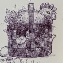My project for course: Sketchbook Illustration with Pen: Embracing Mistakes. Esboçado, Desenho, Sketchbook e Ilustração com tinta projeto de Tina Fraughton - 16.04.2023