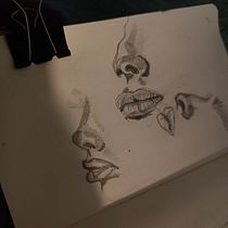 My project for course: Portrait Sketchbooking: Explore the Human Face Ein Projekt aus dem Bereich Skizzenentwurf, Zeichnung, Porträtzeichnung, Artistische Zeichnung und Sketchbook von Άννα Κατωπόδη - 13.04.2023