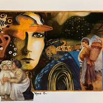 Mon projet du cours :  Collage artistique avec des techniques mixtes. Collage, Digital Illustration, and Editorial Illustration project by langlois.marie1 - 04.16.2023