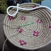 Mi proyecto del curso: Cestería para principiantes: la técnica de espiral. Accessor, Design, Arts, Crafts, Fashion Design, Fiber Arts, and Textile Design project by Dafne Zapata - 04.17.2023