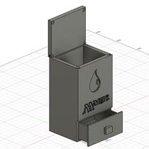 Caja Commander Magic the gathering Ein Projekt aus dem Bereich 3D, Industriedesign, Produktdesign, 3-D-Modellierung und 3-D-Design von jiraiya1990 - 15.04.2023