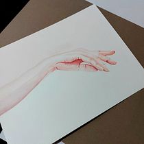 Manos en acuarela. Painting, Watercolor Painting, and Figure Drawing project by Belén Moreno - 04.17.2023