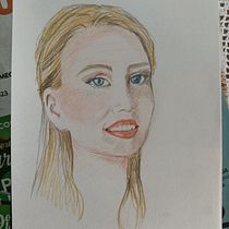 Il mio progetto del corso: Illustrazione su quaderno da disegno con matite colorate. Ilustração tradicional, Artes plásticas, Esboçado, Desenho a lápis, Desenho, Desenho artístico, e Sketchbook projeto de Valentina Centola - 17.04.2023