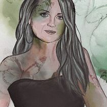 My project for course: Illustrated Portraits with Procreate. Projekt z dziedziny Trad, c, jna ilustracja, Grafika wektorowa, Ilustracja c, frowa i Portret użytkownika annika.vaher - 17.04.2023