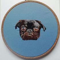 Mi proyecto del curso: Retratos de mascotas: técnicas para bordar pelaje. Arts, Crafts, Embroider, and Textile Design project by Sonia Pardo Martín - 04.17.2023