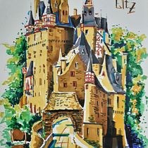 Mein Abschlussprojekt für den Kurs: Expressive Architekturskizzen mit Markern. Een project van  Schetsen,  Tekening,  Architecturale illustratie, Sketchbook y  Illustratie met inkt van Maria Ackermann - 17.04.2023