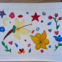 Mi proyecto del curso: Introducción a la ilustración floral con acrílico. Ilustração tradicional, Artes plásticas, Pintura, Desenho, Pintura Acrílica e Ilustração botânica projeto de Nathalia Trujillo - 17.04.2023