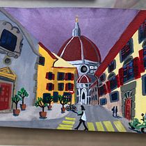 My project for course: Gouache Painting of Urban Landscapes Ein Projekt aus dem Bereich Traditionelle Illustration, Malerei und Gouachemalerei von kim.collingwoo - 17.04.2023