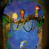 My project for course: Children’s Illustration with Procreate: Paint Magical Scenes. Ilustração tradicional, Ilustração digital, Ilustração infantil, Pintura digital, e Álbum ilustrado projeto de Viktoria Mullo - 17.04.2023