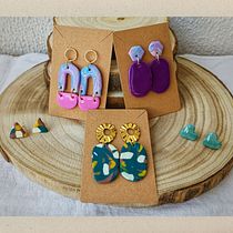 Meu projeto do curso: Design de bijuteria com polymer clay para iniciantes . Accessor, Design, Arts, Crafts, Jewelr, Design, and DIY project by dianarribeiro22 - 04.14.2023