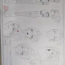 Mi proyecto del curso: Creación de personajes manga. Traditional illustration, Character Design, Comic, and Manga project by lehatan2099 - 04.17.2023