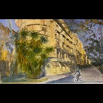 Mi proyecto del curso: Fundamentos de la luz y el color para acuarela. Painting, Watercolor Painting, and Architectural Illustration project by Ana Brenda Salgado - 04.12.2023
