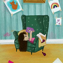 Mi proyecto del curso: Ilustración infantil con Procreate: crea escenas mágicas. Ilustração tradicional, Ilustração digital, Ilustração infantil, Pintura digital, e Álbum ilustrado projeto de marcela_comparan - 18.04.2023