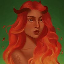 Mi proyecto del curso: Retratos digitales de fantasía con Photoshop. Traditional illustration, Drawing, Digital Illustration, Portrait Drawing, Digital Drawing, and Digital Painting project by Diana Pérez Peralta - 04.18.2023