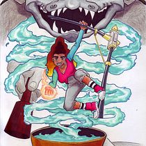 Mi proyecto del curso: Diseño e ilustración de personajes antagónicos. Projekt z dziedziny Projektowanie postaci, Komiks,  R i sunek użytkownika Nacho Ramiro Sendin - 18.04.2023